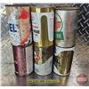 Image 2 : CAN GROUP (6) : - SAFEWAY Multi-Grade Motor Oil One Quart Can (6-1/2"H) -SPUR Multi-Grade Motor Oil 