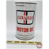 Image 2 : CANADIAN Motor Oil SAE 10-10W : One Quart Can (FULL) (6-1/2"H)