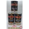 Image 2 : NUGOLD Combo (3) : - (2) Heavy Duty Motor Oil One Imperial Quart Cans (6-1/2"H) - Motor Oil One Impe