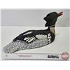 Image 2 : DUCK DECOY : Wooden & Signed "Jack Fisher Ladysmith B.C." (Total Measures : 8"H x 6"W x 19"D)