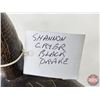 Image 8 : DUCK DECOY : Wooden (Consignor Tag ~ Shannon Cyer : Black Drake)  (Measures : 5-3/4"H x 16-1/4"W x 6