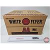 Image 2 : White Flyer : Sporting Clays Skeet & Trap Targets - 135 Count (Unopened Case)  (Shipping Note : Heav
