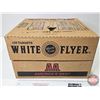Image 2 : White Flyer : Sporting Clays Skeet & Trap Targets - 135 Count (Unopened Case)  (Shipping Note : Heav