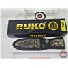 Image 8 : KNIFE : Ruko 100 w/Sheath & Original Box  (Box Measures : 1"H x 9-1/4"W x 2-3/4"W)