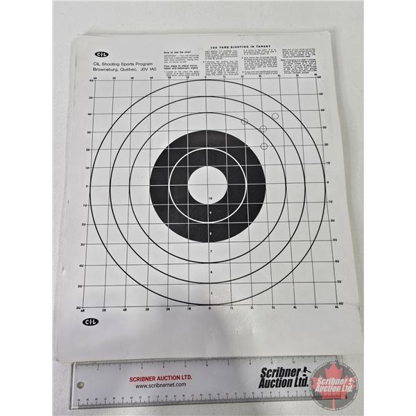 CIL Targets (Approx 38) (17-1/8"H x 14"W)