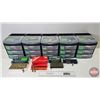 Image 1 : Large Variety of Brass w/Organizers  Including 10mm Auto, 30-30, 9mm, 7.62x39, 12ga, 16ga, 8mm, 270w