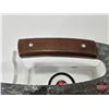 Image 3 : KNIFE : Ulu (Consignor Tag ~ 6" Damascus Ulu) (Total Length : 9-1/2"L)
