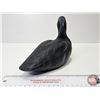 Image 2 : SWAN DECOY : Wooden (Consignor Tag ~ Hand Carved & Painted : Black Swan by Pacific Rim Carvers) (Mea