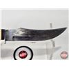 Image 3 : KNIFE : Tramontina w/Leather Sheath (Consignor Tag ~Tramontina Inox Stainless Brasil) (Total Length 