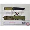 Image 1 : KNIFE : JoowesTactical w/Sheath  (Total Length : 10"L)
