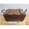 Image 1 : Wood Ammo Box (Rope Handles) (10-1/2"H x 18"W x 10"D)