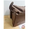 Image 3 : Wood Ammo Box (Rope Handles) (10-1/2"H x 18"W x 10"D)
