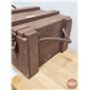 Image 2 : Wood Ammo Box (Rope Handles) (10"H x 17"W x 14"D)