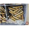 Image 2 : AMMO : Metal Organizer w/Large Variety of Vintage Collectible Ammo (Variety Calibers)  (Organizer Me