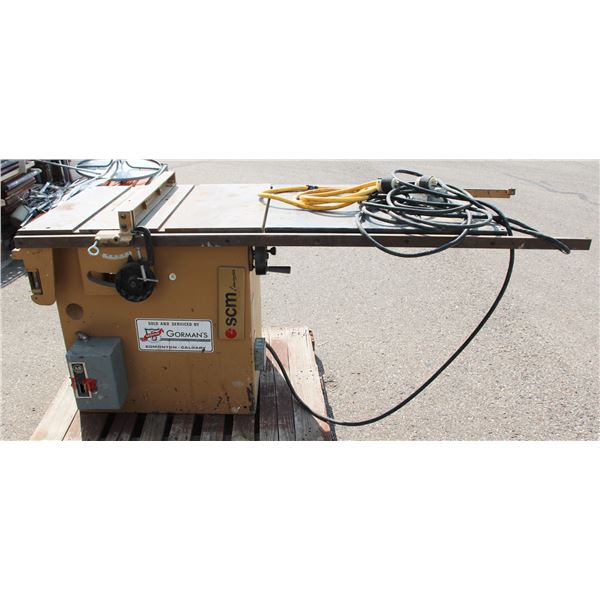 SCM MODEL SL12B COMMERCIAL TABLE SAW