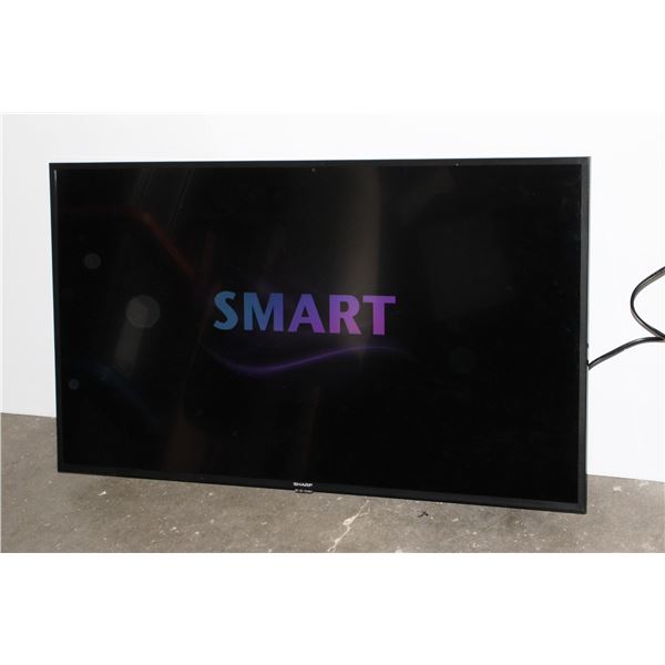 SHARP 43" SMART TV WITH REMOTE (NO STAND)