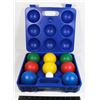 Image 1 : BOCCE BALL SET IN CASE
