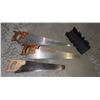 Image 1 : THREE HAND SAWS AND MITER BOX