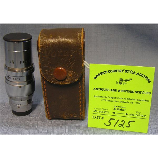 Early Voter lens in original Voter leather case