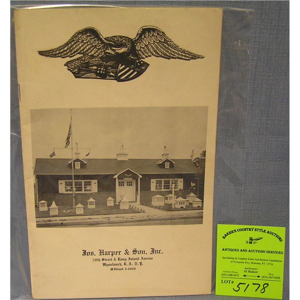 Josh Hopper and sons cast iron accessories catalog