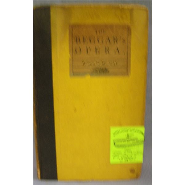 The Beggars Opera written by Mr. Gay