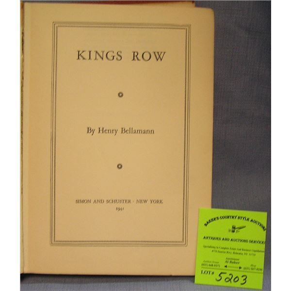 Kings Row by Henry Bellamann