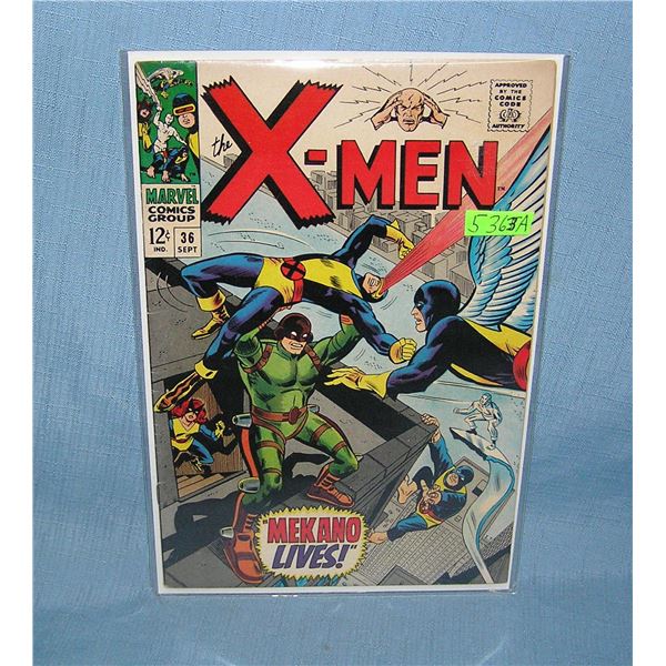 The X Men number 36 1967 first apperance of Mekano