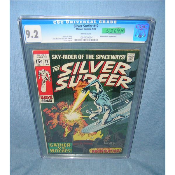 Graded Silver Surfer number 12 comic book
