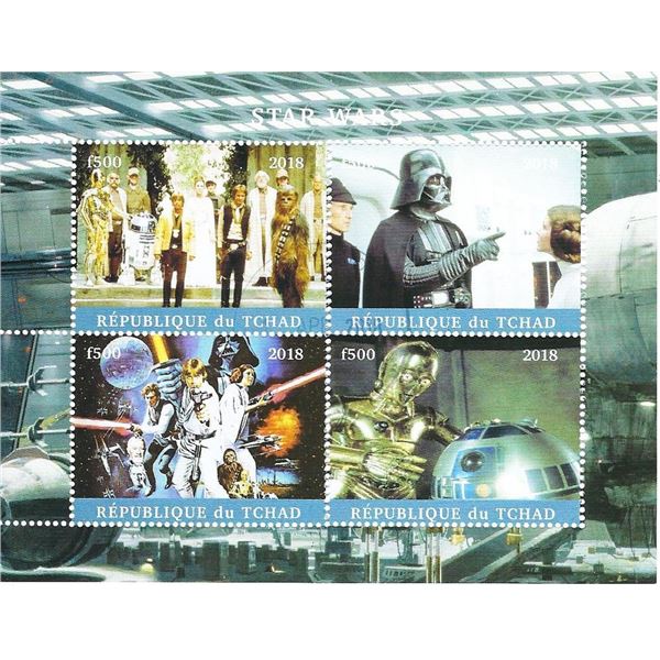 Star Wars Stamp Sheet