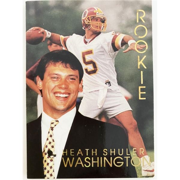 Heath Shuler Washington Redskins Rookie Football Card