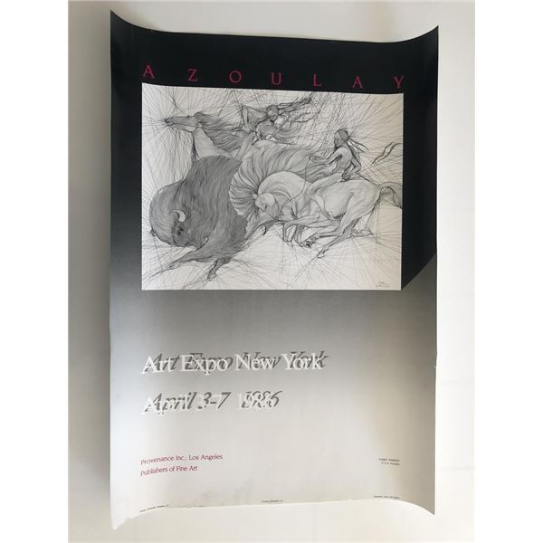 Azoulay Art Expo New York 1986 Poster