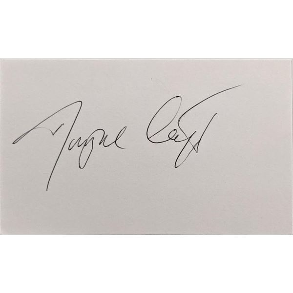Opera singer Dwayne Croft original signature