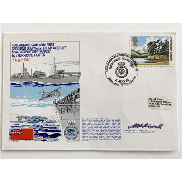 WWII 40th Anniversary First Shooting Down of Enemy Aircraft from Ship Maplin by Hurricane Fighter Cd