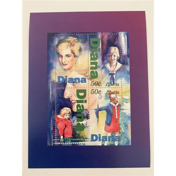 Lady Diana commemorative stamp set