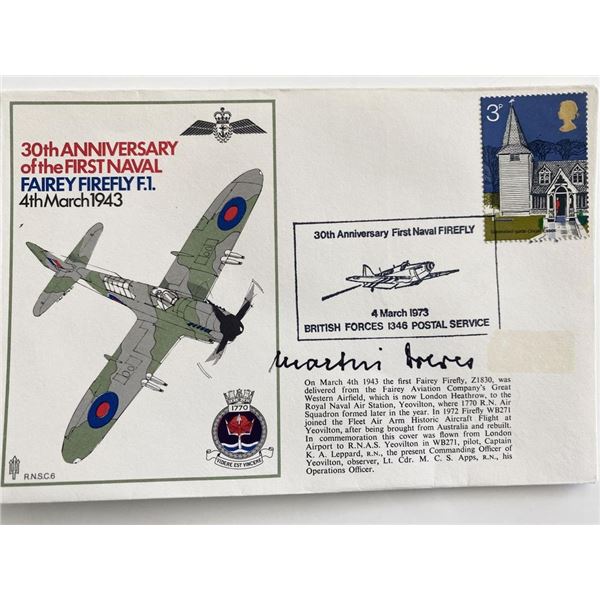 WWII 30th Anniversary First Naval Fairey Firefly  Signed Commemorative Cover