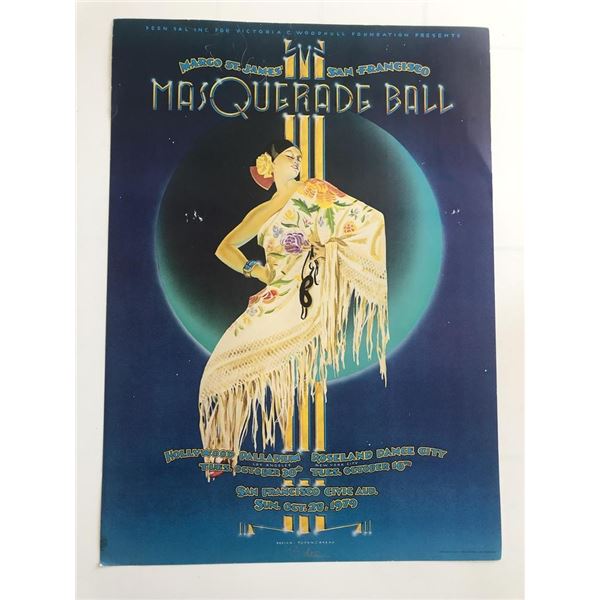 Margo St. James' San Francisco Masquerade Ball 1979 Poster