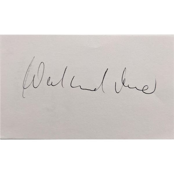 Opera singer Waltraud Meier original signature