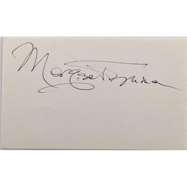 Margaret Truman original signature
