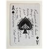 Image 1 : WWII Raymond M. Bank Signed Playing Card