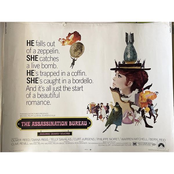 The Assassination Bureau 1969 vintage movie poster