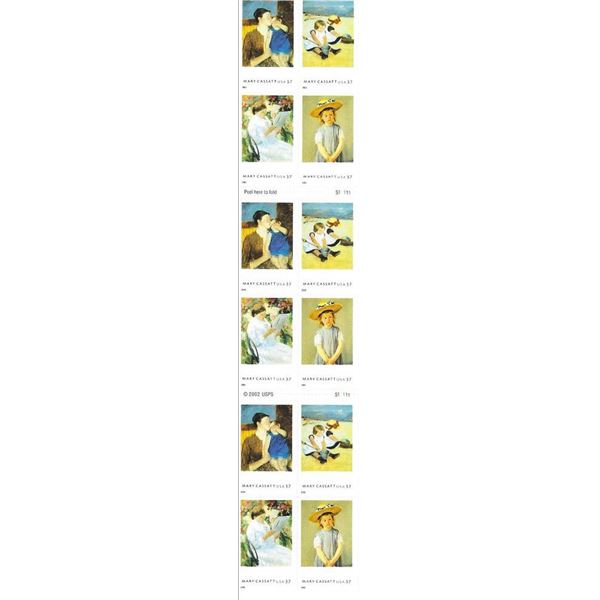 American Treasures - Mary Cassatt USA Stamp Sheet