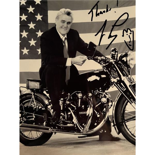 Jay Leno facsimile signed photo. 8x10 inches