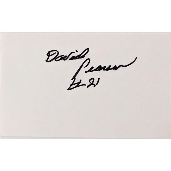 NASCAR legend David Pearson autograph