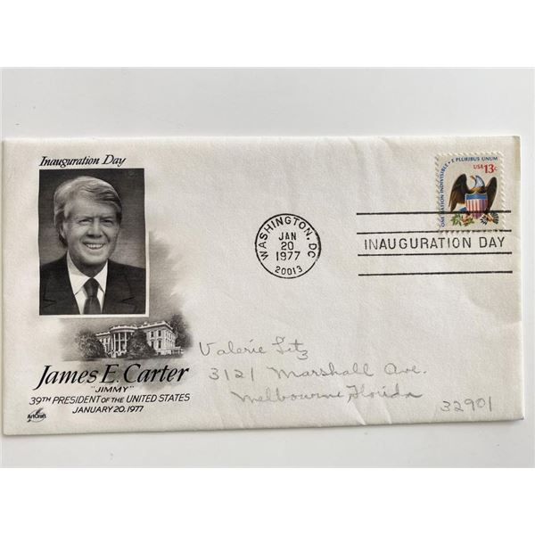 Jimmy Carter Inauguration Day Cover
