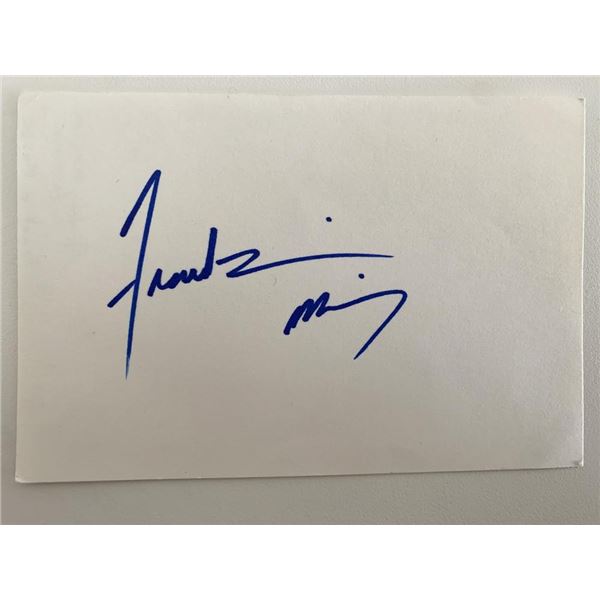Heavyweight kickboxer Frankie Munoz original signature