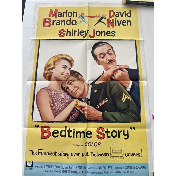 Bedtime Story 1964 vintage movie poster