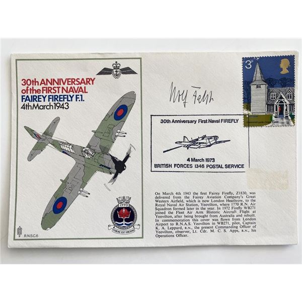 WWII 30th Anniversary First Naval Fairey Firefly  Signed Commemorative Cover