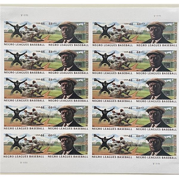2010 Negro Leagues Baseball stamp set of 20