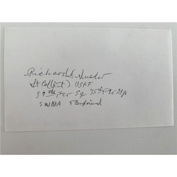Richard Suehr original signature
