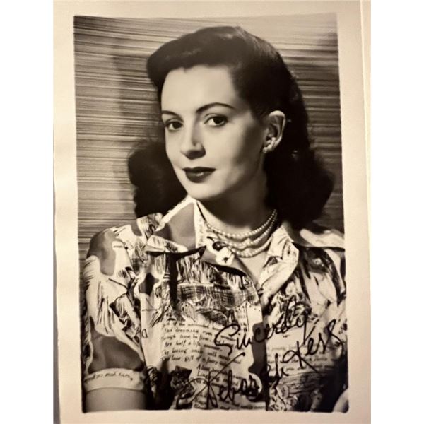 Deborah Kerr facsimile signed photo